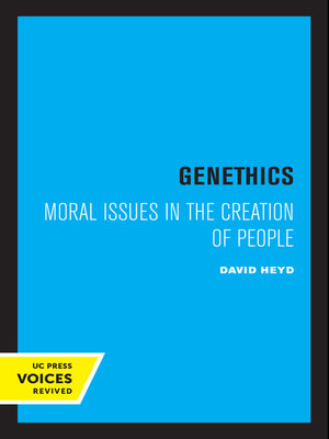 cover image of Genethics